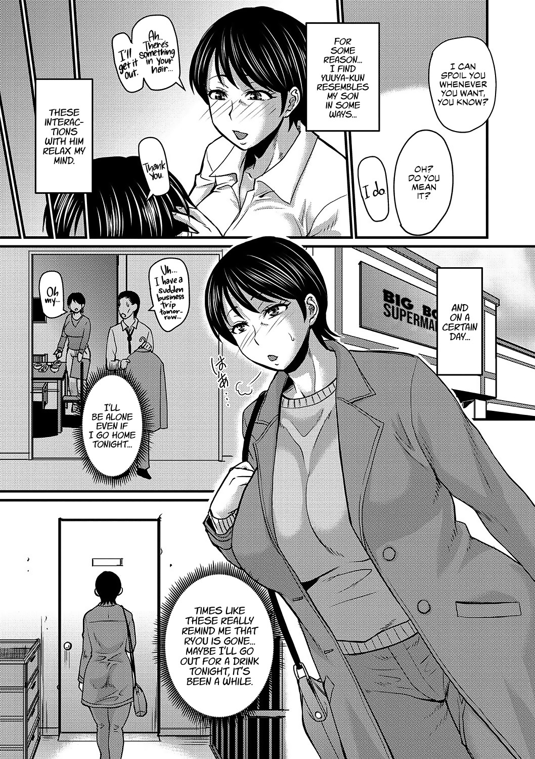 Hentai Manga Comic-A Way to Stop Missing Your Son-Read-5